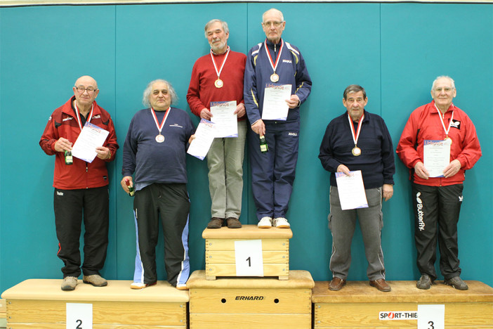 Siegerehrung Senioren 75 Doppel