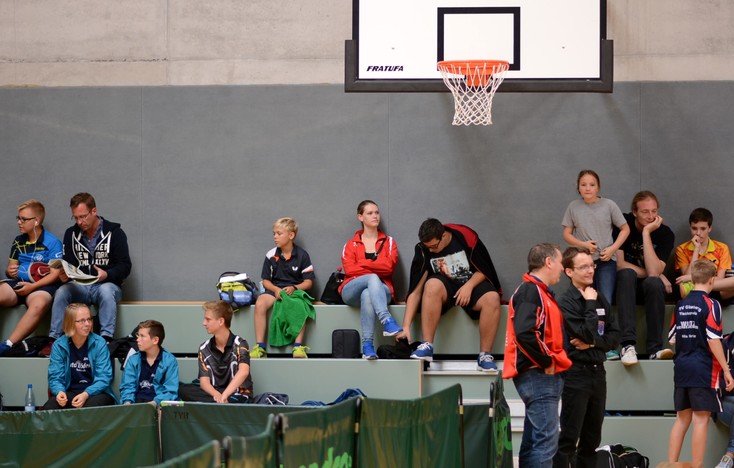 Interessierte Zuschauer