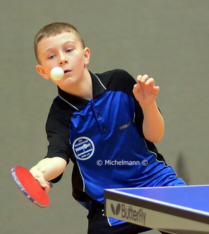 Jungen 11 Platz 3: Dorian Lipin, TTC Salmünster