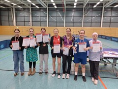 Bezirkseinzelmeisterschaften Nachwuchs - Maren Spielvogel spielt groß auf