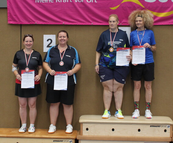 Siegerfoto Damen Doppel D-Klasse