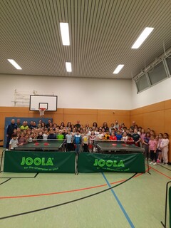 Ortsentscheid mini-Meisterschaften als Abschluss der Koop zwischen TSV Langstadt und der Markwaldschule