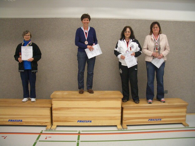 Siegerehrung Seniorinnen 50 Einzel