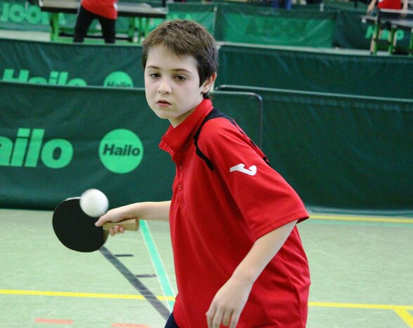 Moritz Gabriel (TTC Herbornseelbach) gewann nicht nur die Schüler C, sondern qualifizierte sich auch als Gruppensieger für die nächste Runde bei den Schülern B.