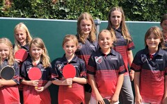 In Geisenheim Johannisberg spielen Mädchen gerne Tischtennis