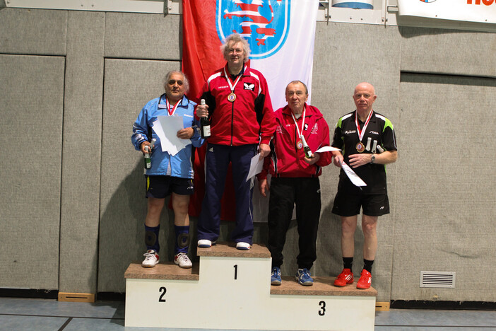 Siegerehrung 70 Herren Einzel