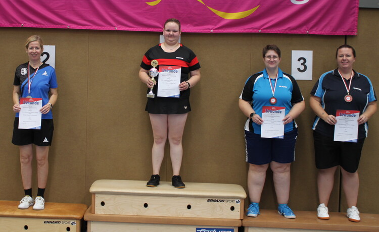 Siegerfoto Damen Einzel C Klasse 